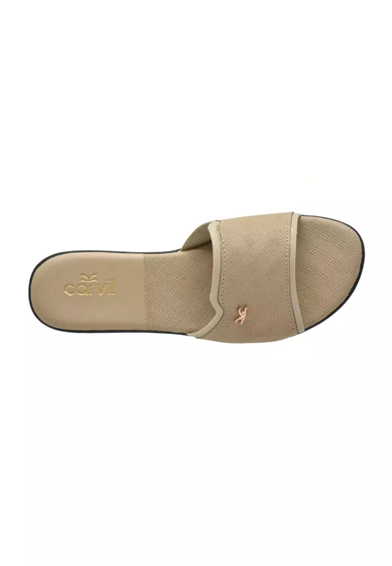 Carvil Sandal Wanita Elisa-03 L Beige