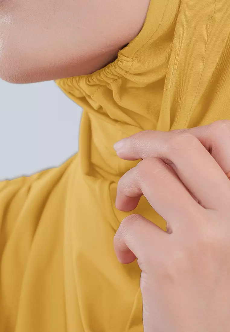 HIJAB INSTAN VALEEQA - MUSTARD