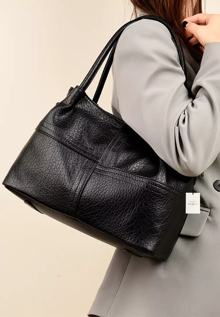 Large Capacity Faux Leather Three Way Handbag JW HD-3916