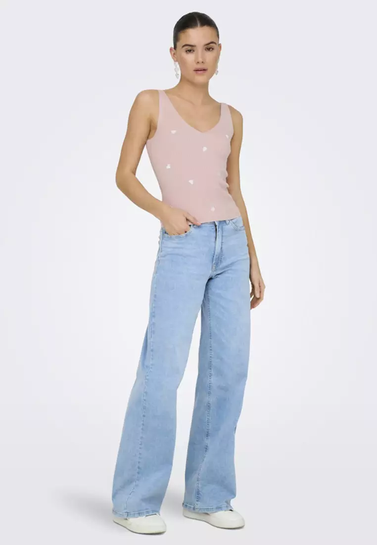 Nanna Sleeveless Embroidery Top