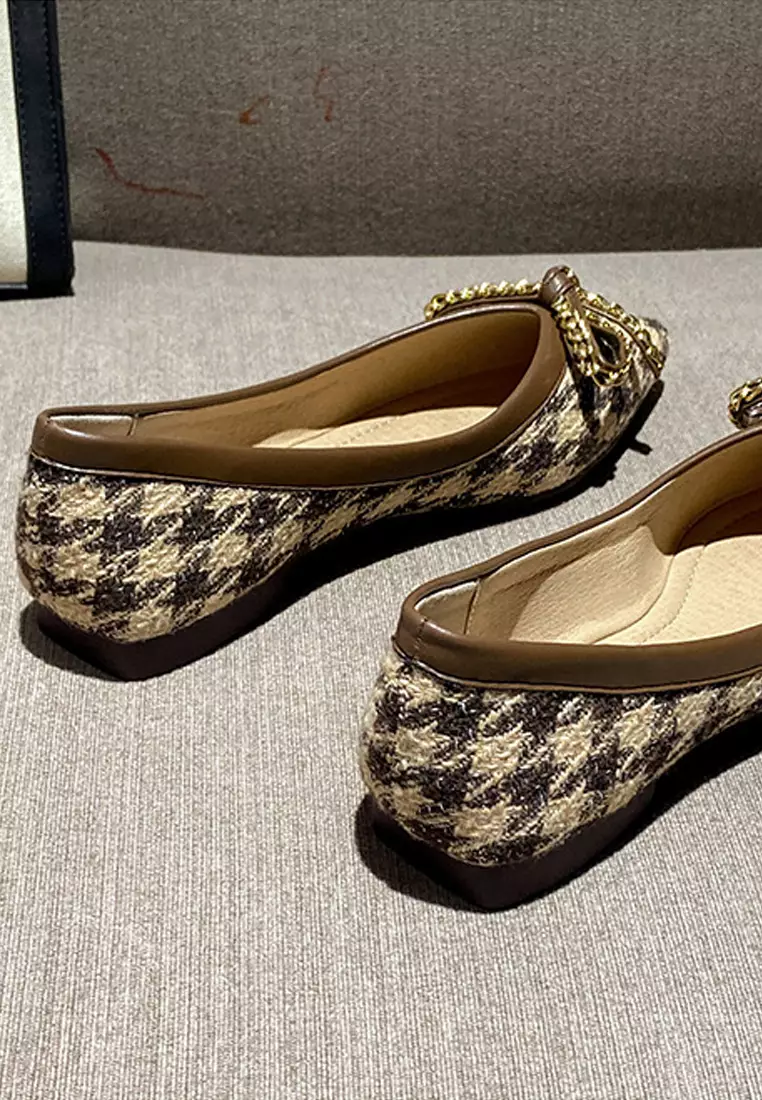Bow Knot Pointed Flat Shoes WW373-20
