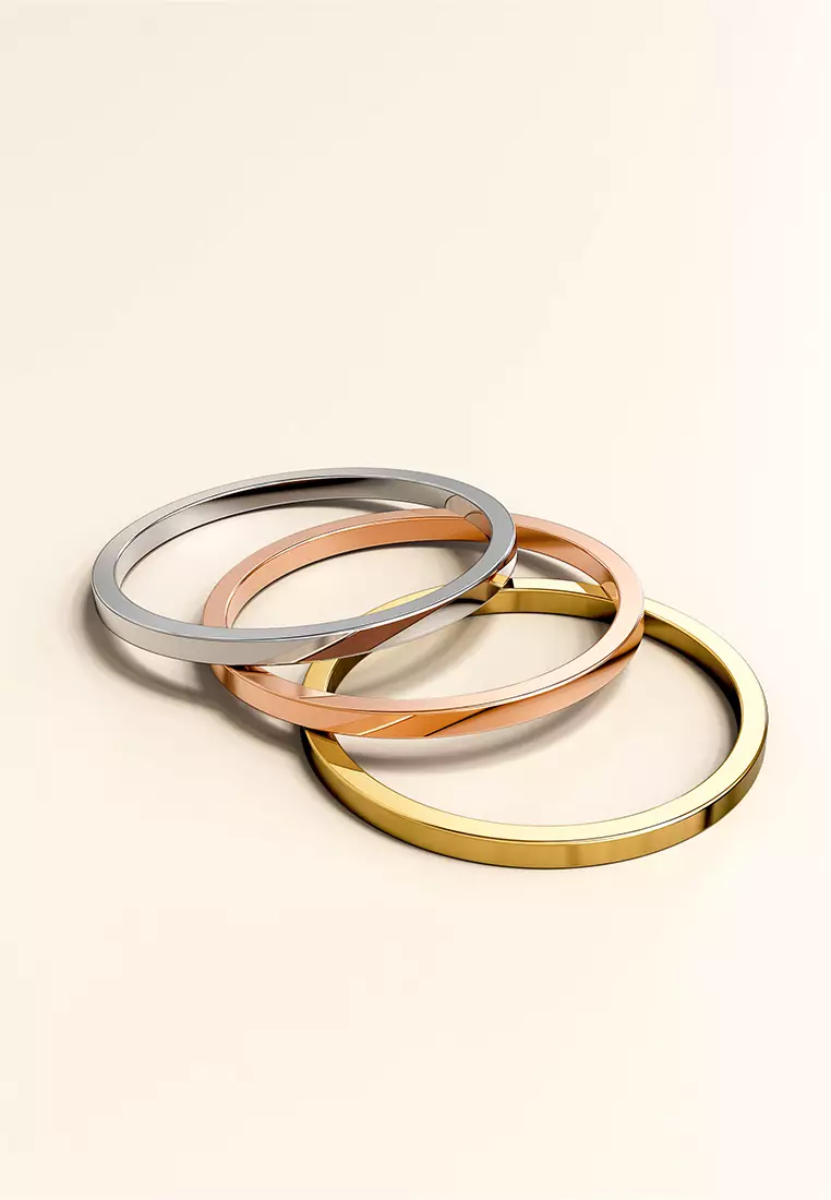 White Gold Simplicity Slim Ring