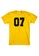 MRL Prints yellow Number Shirt 07 T-Shirt Customized Jersey 97899AADB98FEDGS_1