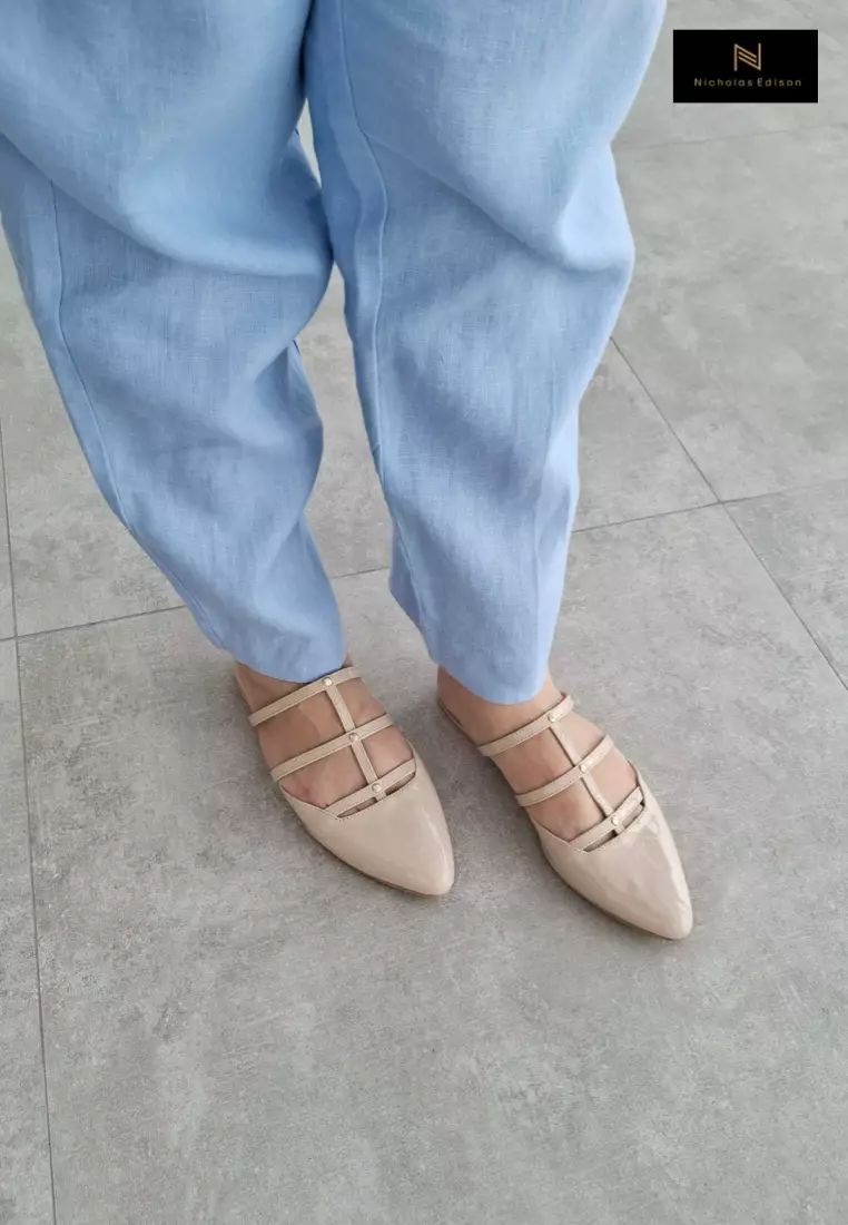 Nicholas Edison Flat Nabila Beige