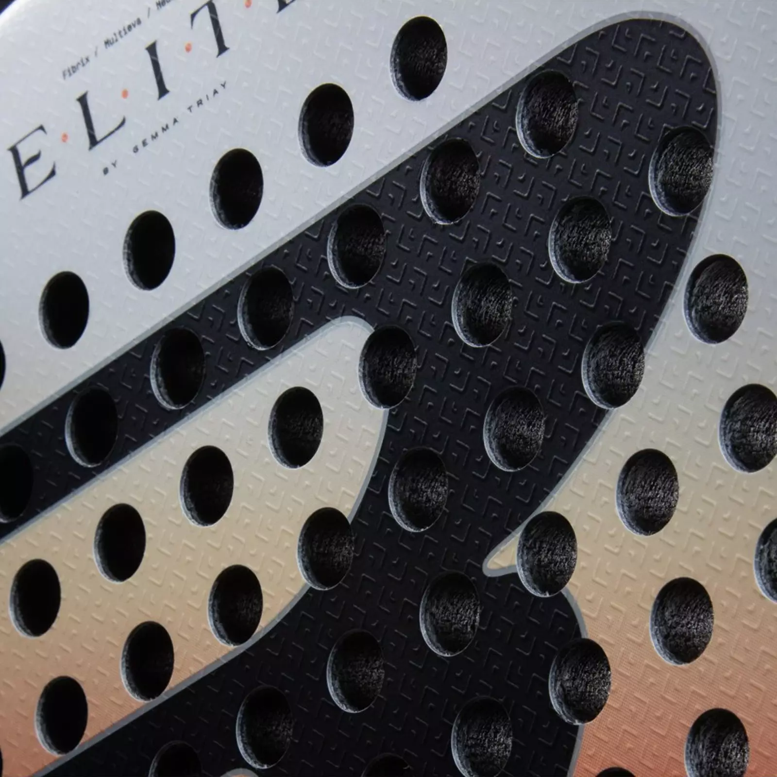 Raket Padel BULLPADEL Elite W 2026 345-350g Black White Orange