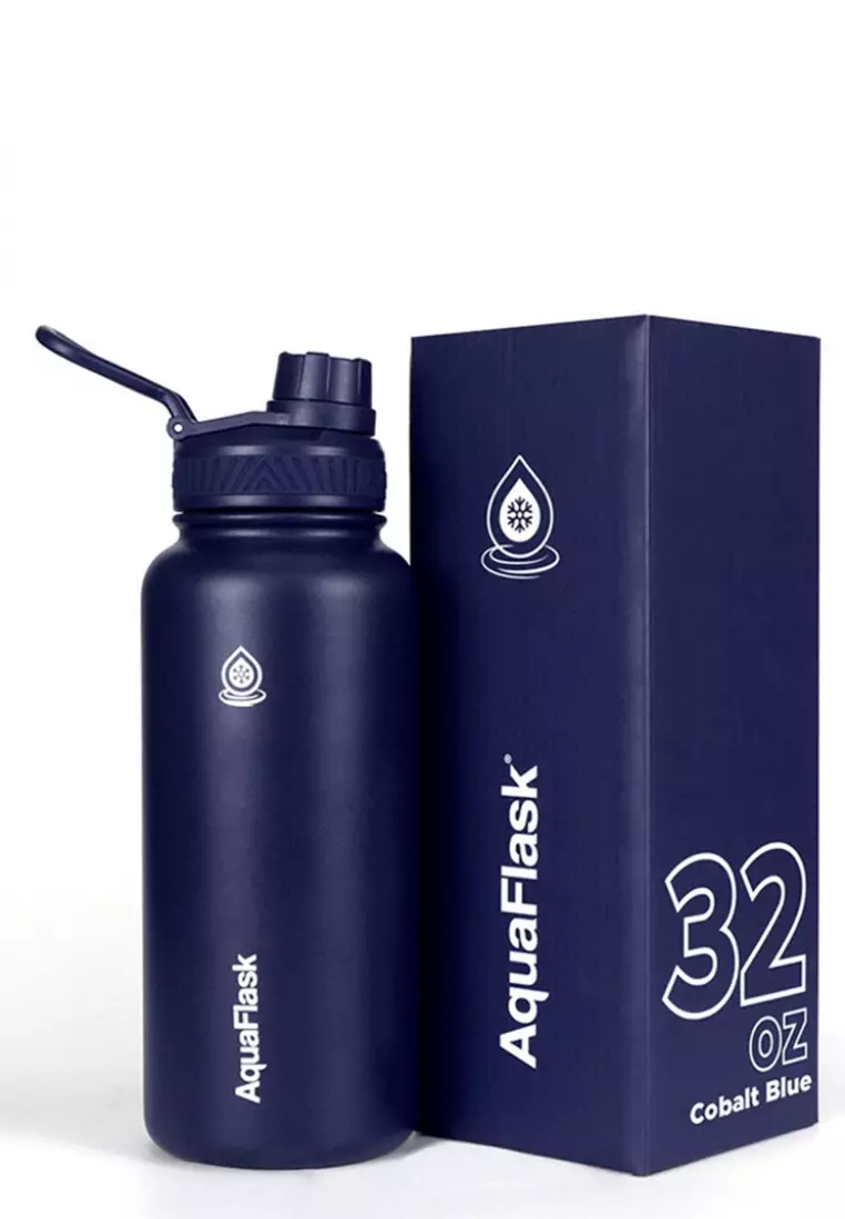 32oz Wide Mouth Water Bottle Cobalt Blue