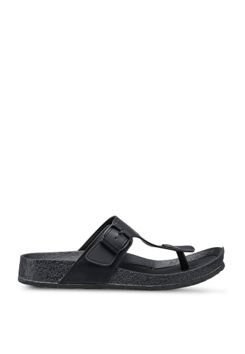 Louis Cuppers black Toe Post Sandals AAFE2SH8431E50GS_1