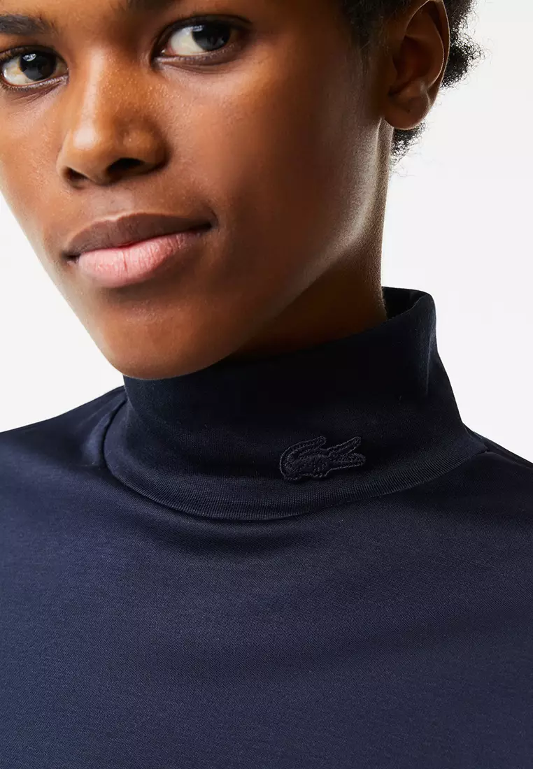 Buy Lacoste Women s Cotton Turtleneck 2024 Online ZALORA Philippines