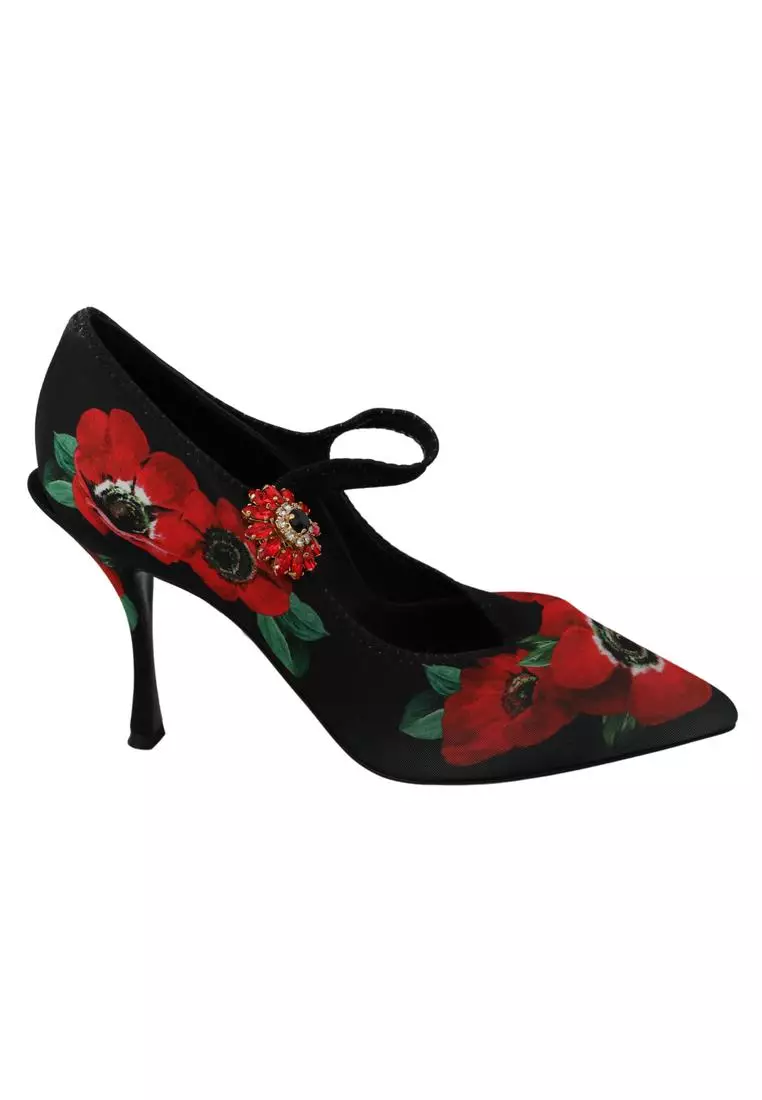 Discount on Dolce & Gabbana  shoes - SKU: Dolce & Gabbana Floral Mary Janes Pumps