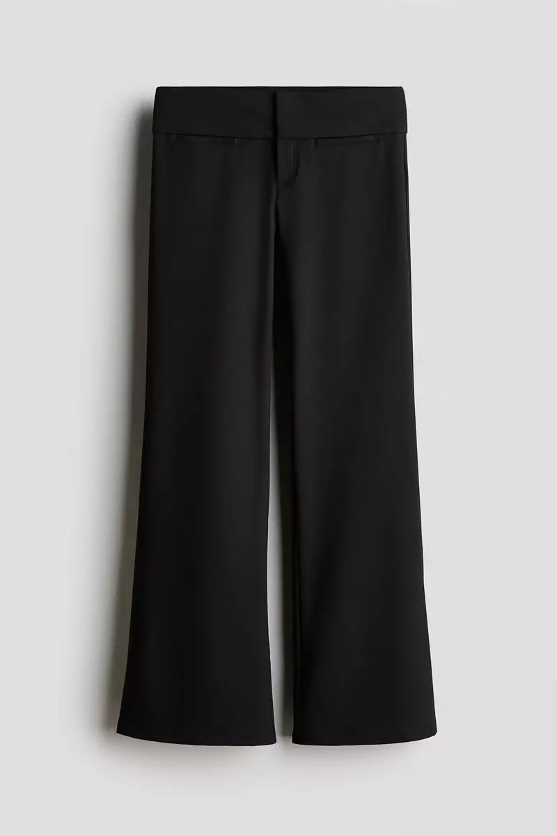 Flared suit trousers