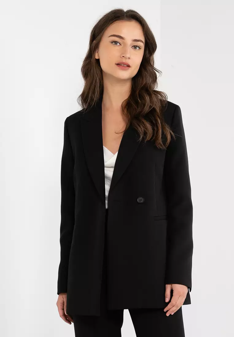 ck Calvin Klein Triple Weave Structured Twill Jacket Fully Lined