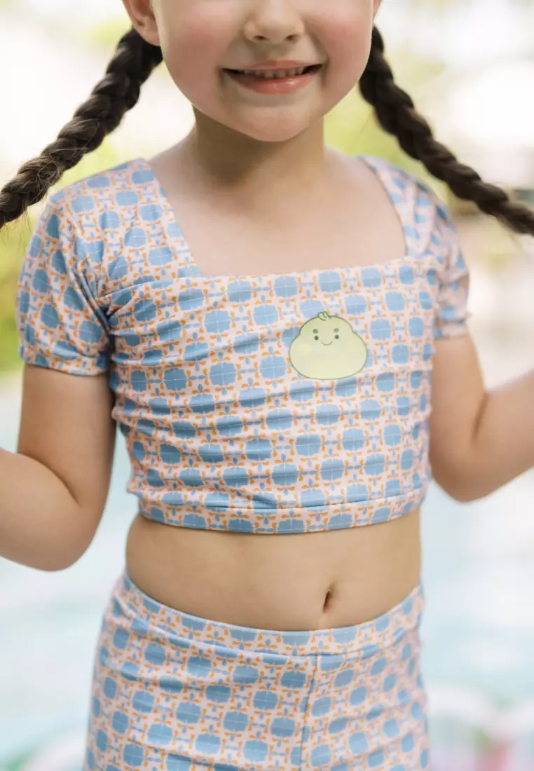 LEEVIERRAKIDS X OVERTEE - Caterpie Crop Two Piece Set
