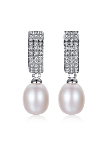 SUNRAIS silver Premium colored stone silver drop earrings 30A21AC257EFDEGS_1