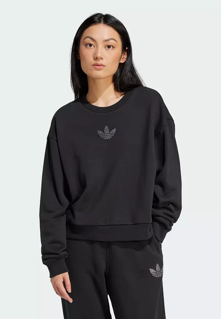 Womens adidas crewneck discount