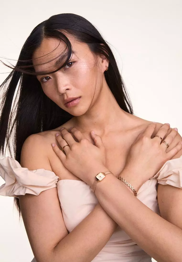 3-Link Ring Rose Gold - Unisex Ring for women and men stainless steel Ring DW Official Authentic Original Cincin perempuan lelaki DW