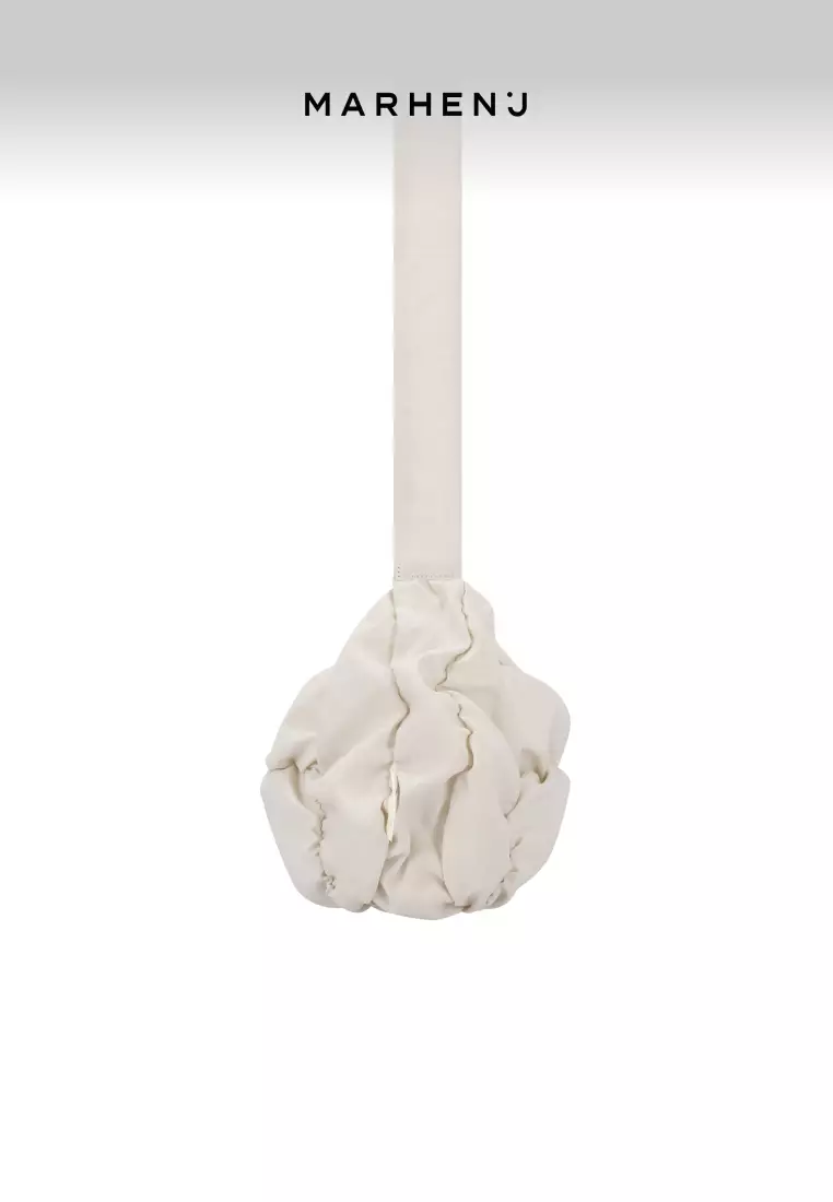 POPCORN SWING Nylon Crossbody Bag Ivory