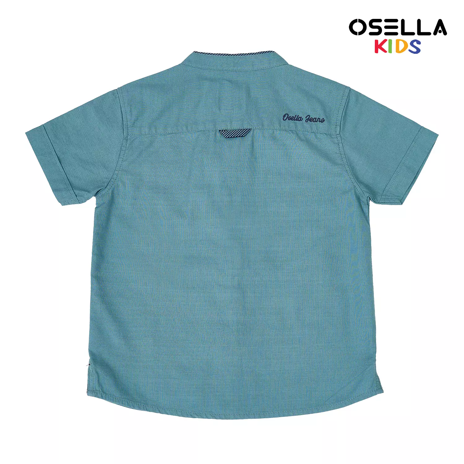 [NEW] Osella Hazza Short Sleeve Shanghai Collared Shirt 2232520419 | Kemeja Lengan Pendek Anak Laki-Laki