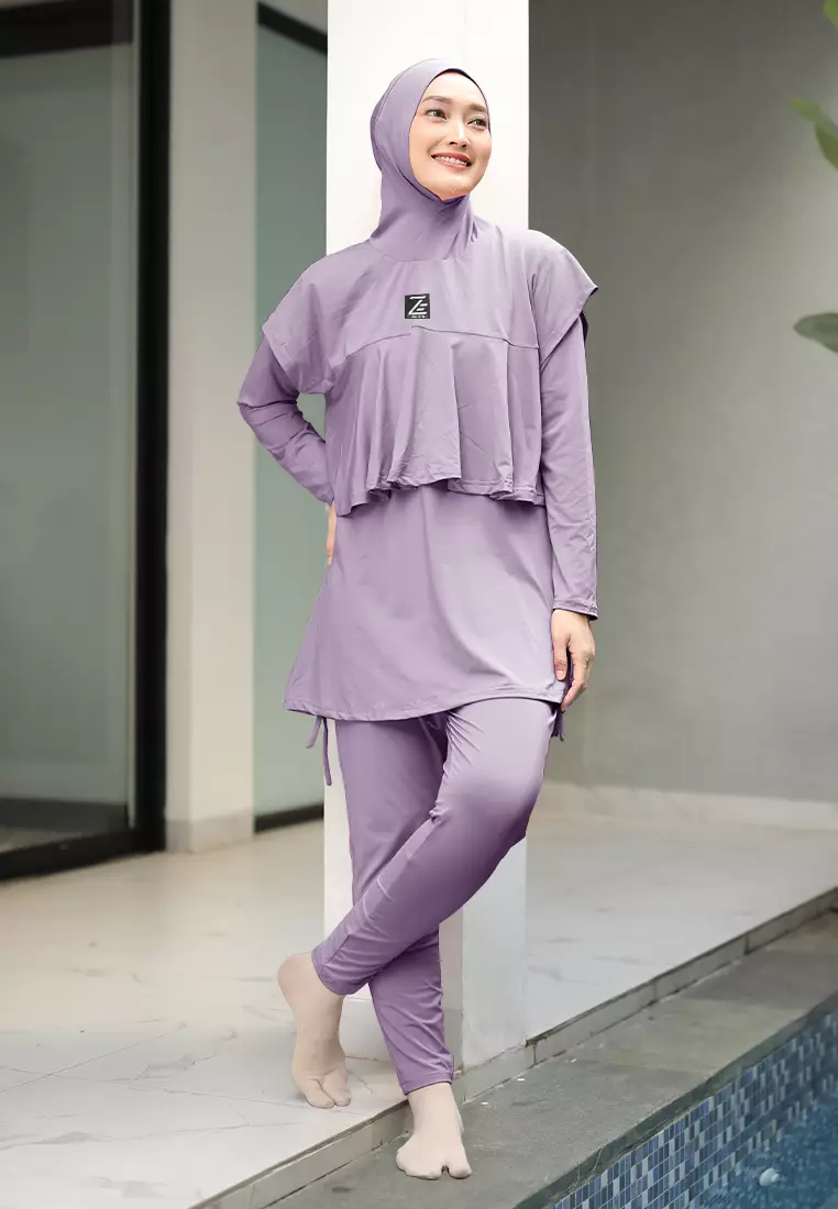 Baju Renang Muslimah Cetta Basic Swimwear Bigsize