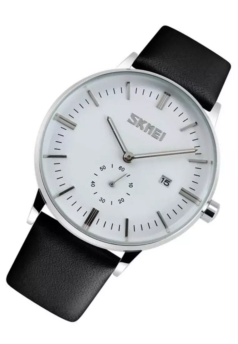 Jam Tangan Casual Analog Pria Waterproof Strap Tali Material Sport Watch Modern DT22 ORIGINAL