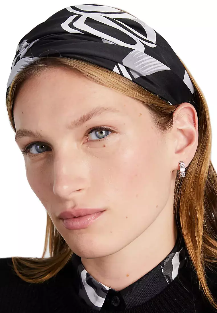 Buy Kate Spade Bows And Ribbons Silk Square Scarf in Black