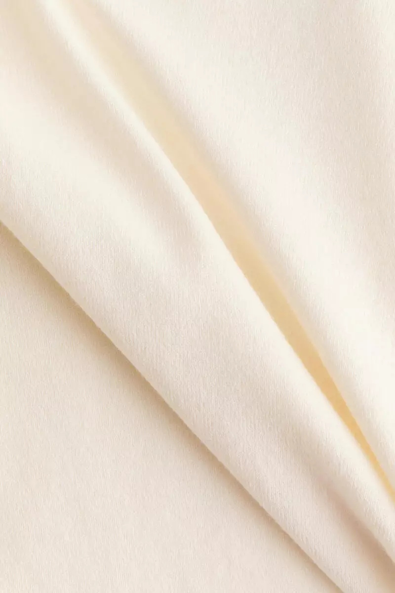 Fine-knit drawstring-detail top