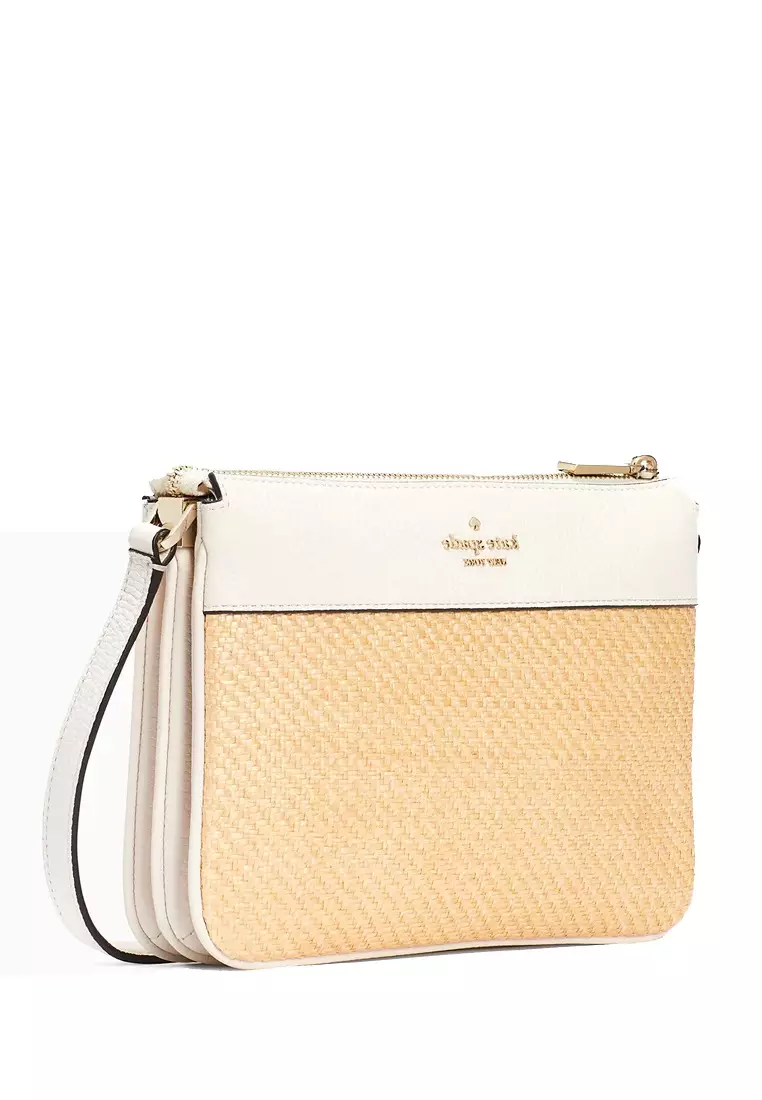 Kate spade straw new arrivals crossbody