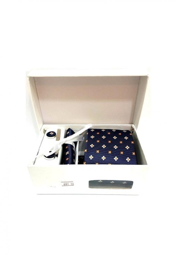 Buy Jackbox 5 Pieces Set Gift Box Business Formal Necktie Handkerchief Cufflink Men S Tie 601 10 Online Zalora Malaysia