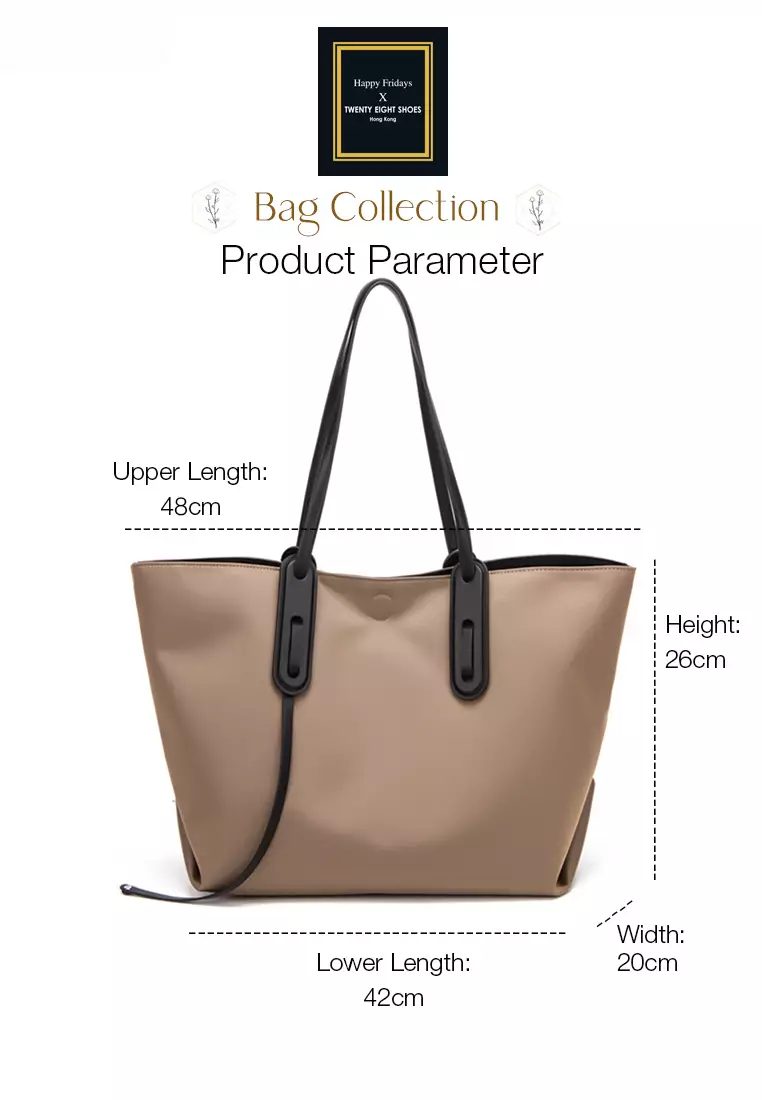 Large Capacity Patch Strap Oxford Nylon Tote Bag JW MJ-0222