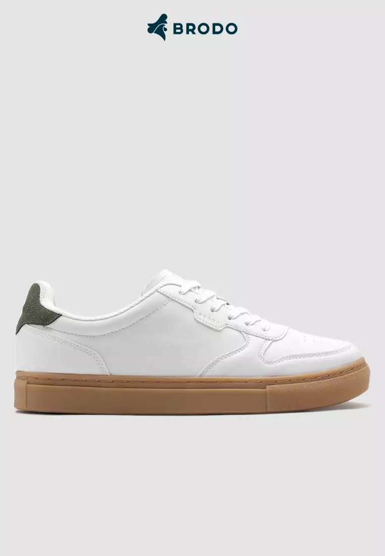 BRODO - Sneakers Calcio White Olive GS