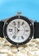 EGLANTINE 銀色 EGLANTINE® Vanessa 女士精鋼石英手錶，白色錶盤，黑色橡膠錶帶 3D4C2ACBCDD1A4GS_2