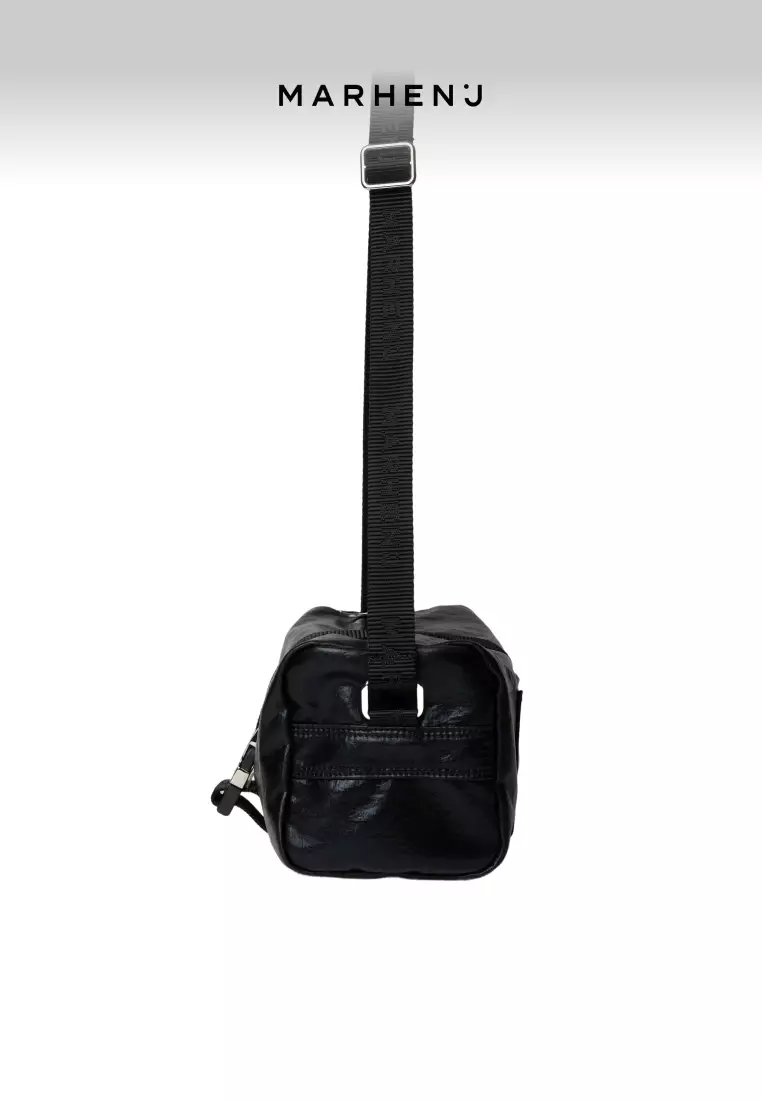 BLOCK Nylon Crossbody Bag Black