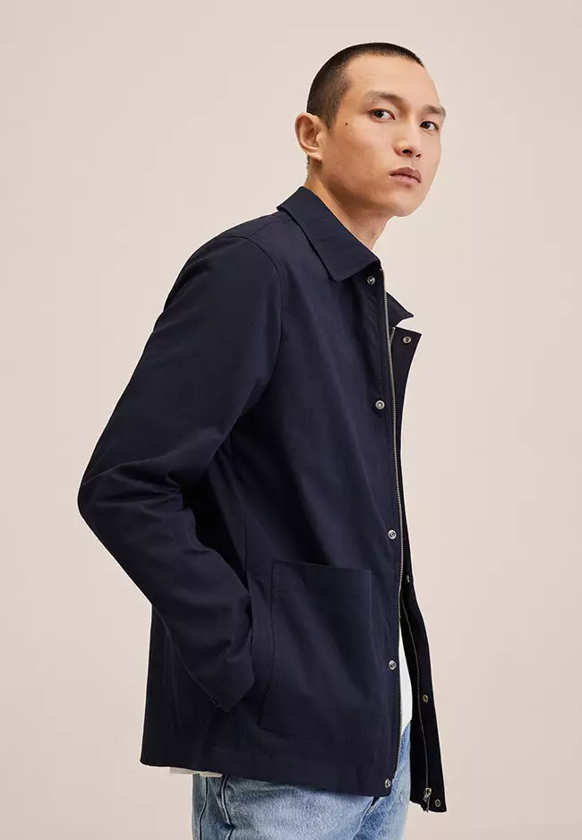 Pocketed Cotton Jacket