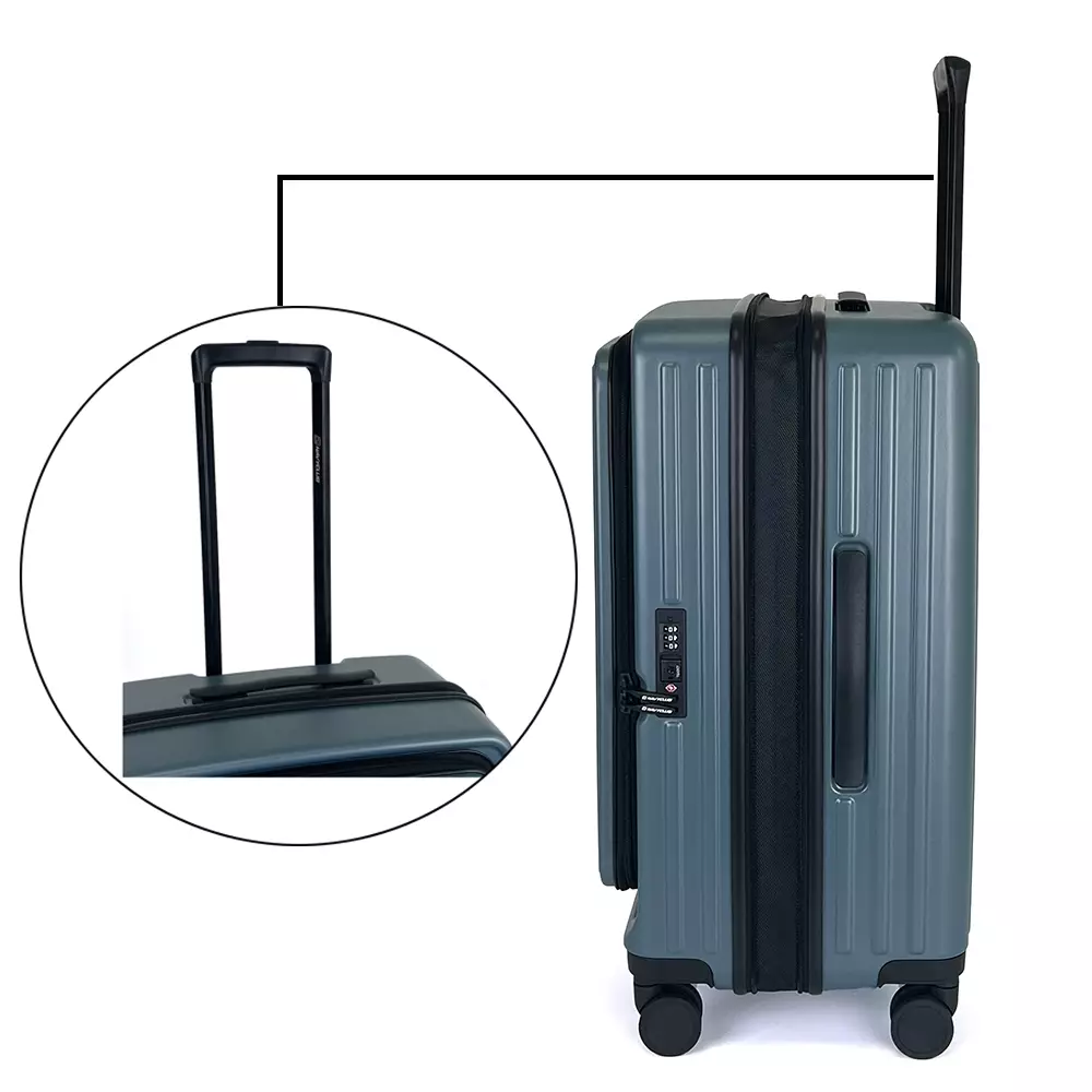 Navy Club Emerald Koper Hardcase PC - 4 Roda Putar TSA Lock - Size 20/29 Inch