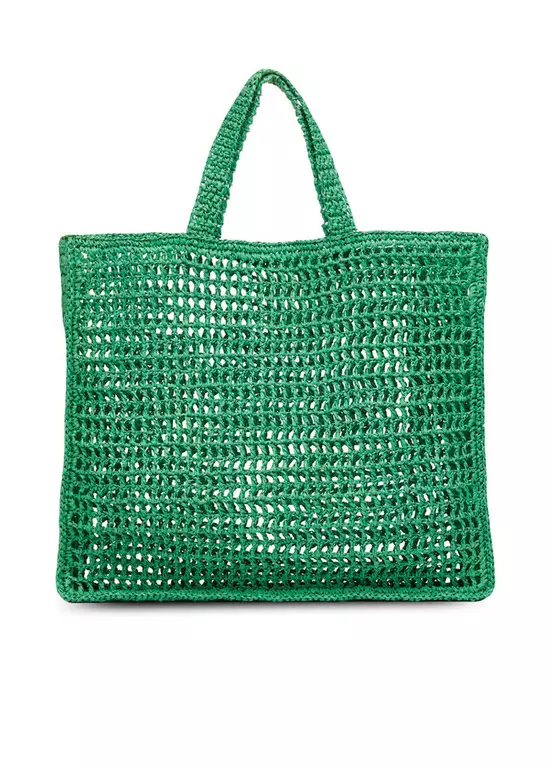 Raffia Shopper Bag