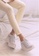 Crystal Korea Fashion 白色 韓國制流行厚底繫帶休閒鞋 B71DDSH6760A85GS_2