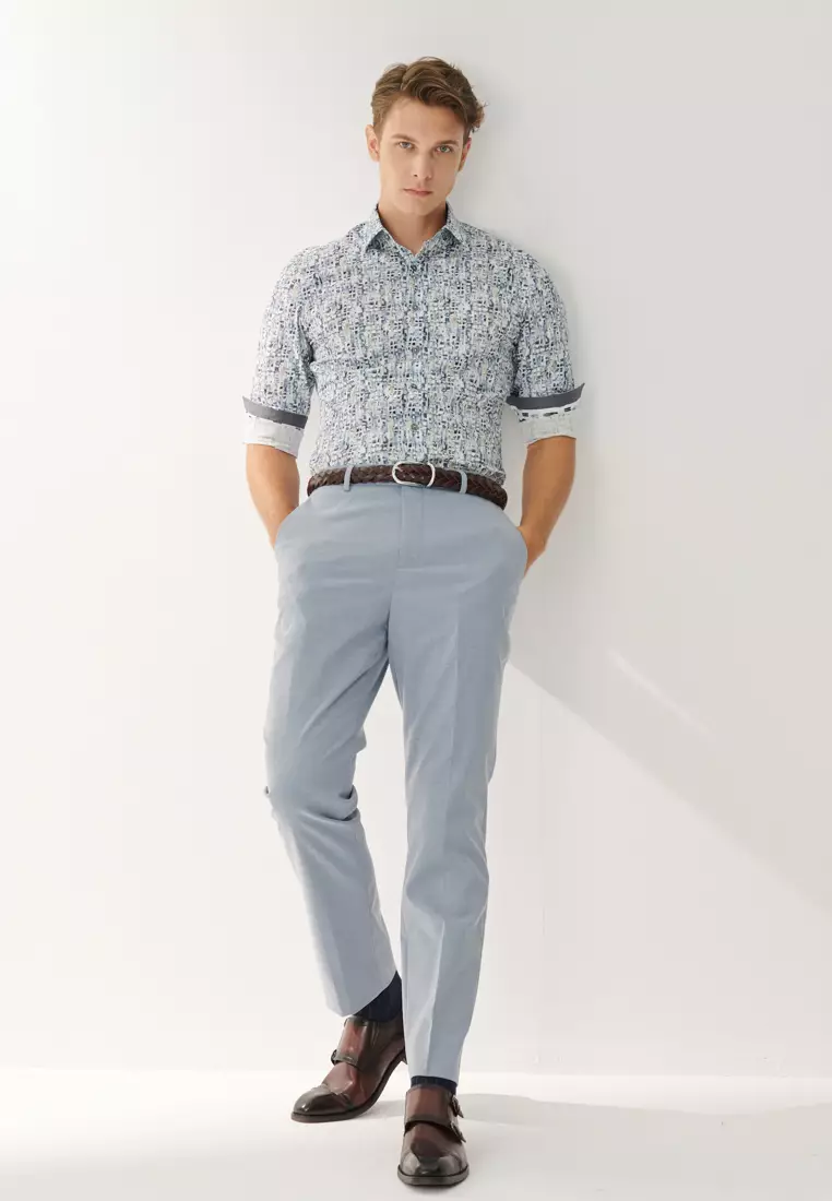 Blue Print Classic Shirt