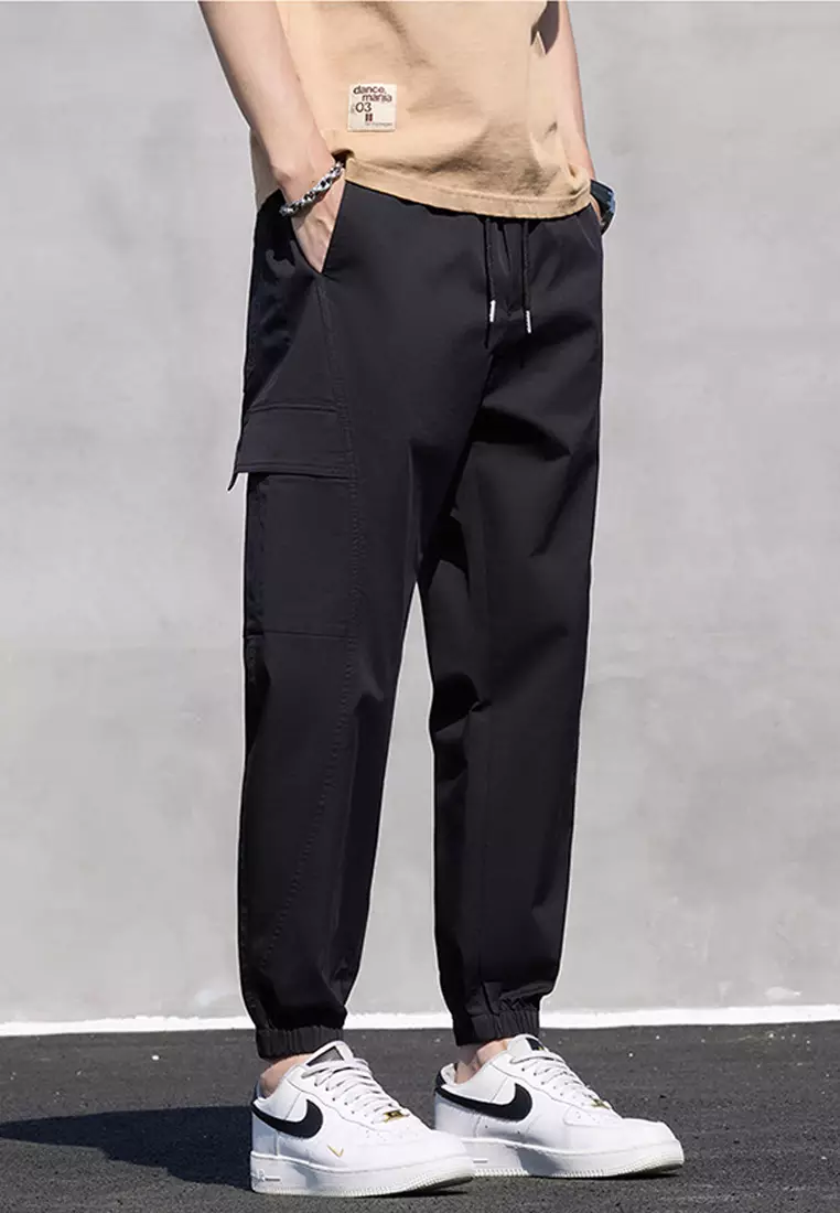 Drawstring Casual Jogger Pants
