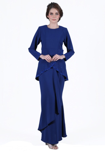 Kurung Jasmine from LARA NOUR in blue_1