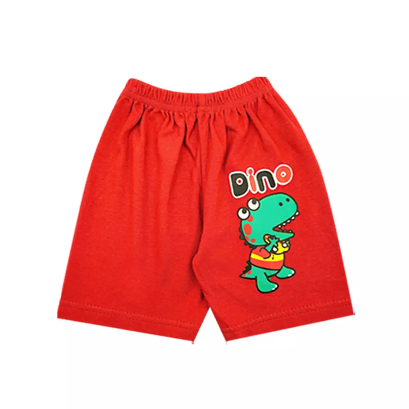 Wakakids Baju Bayi Anak Laki Laki Setelan Celana Kaos Usia 6 Bulan Hingga 12 Bulan Motif Dino 2949 Merah