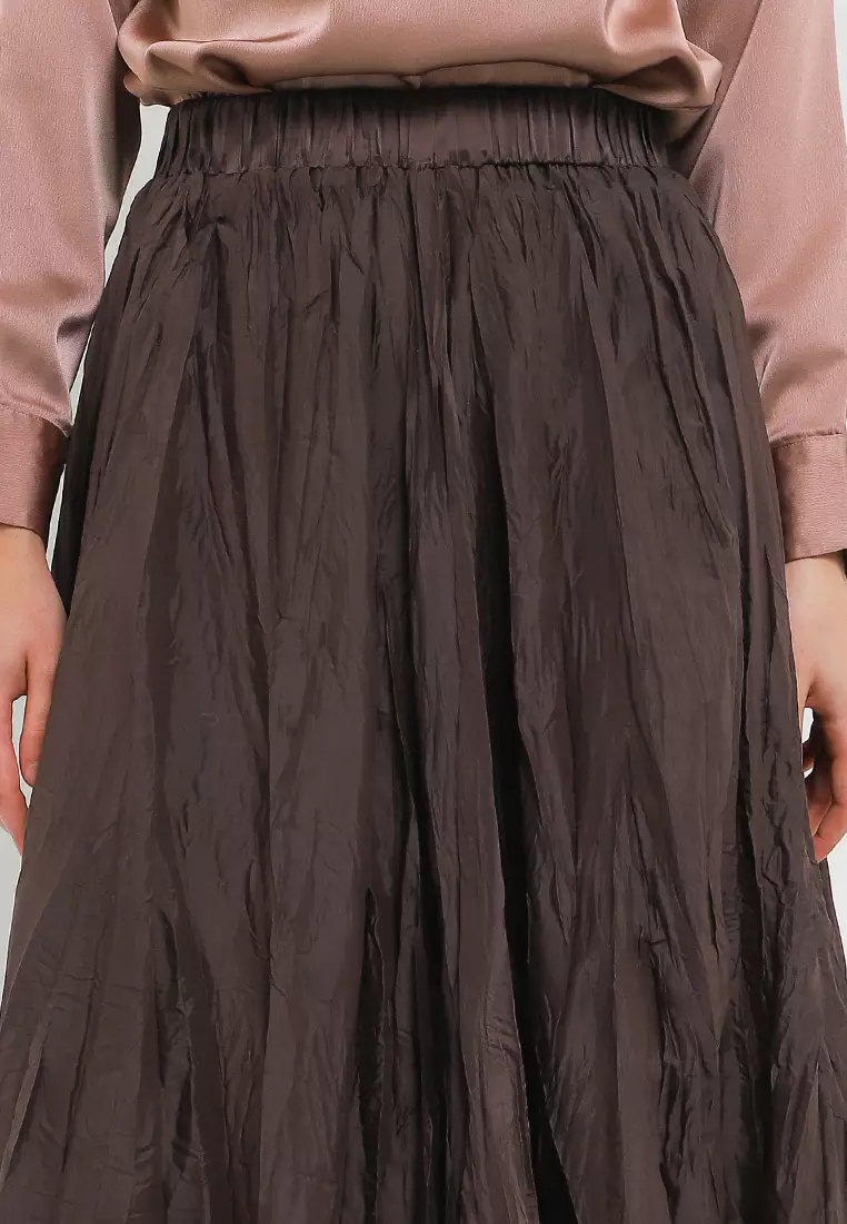 Crinkle Maxi Skirt