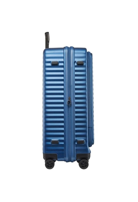 ECHOLAC Echolac Celestra 20" Carry On Luggage Expandable Spinner - Front Access Opening (Blue)
