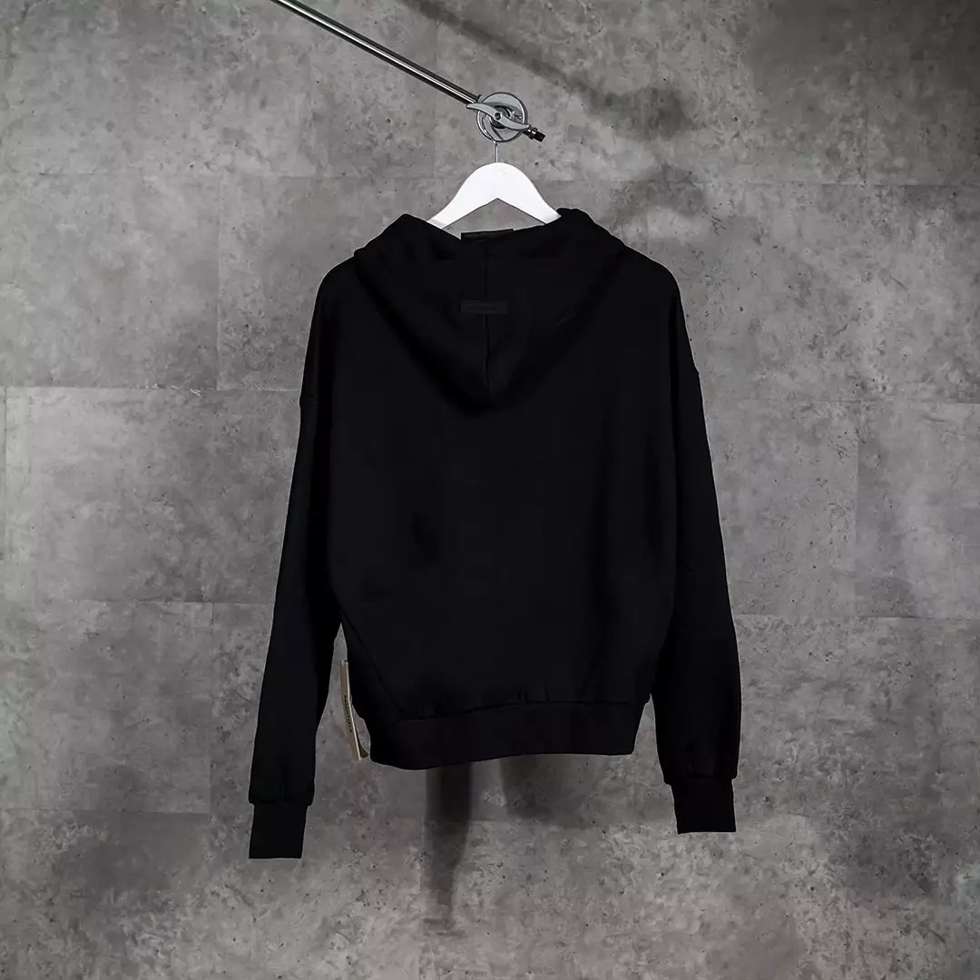 Jaket ESSENTIALS FEAR OF GOD EXCLUSIVE BLACK HOODIE 100% ORIGINAL