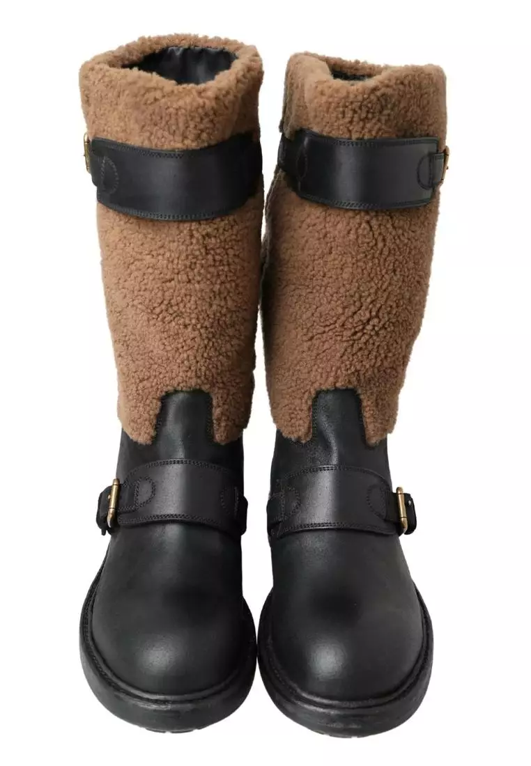 Bitter faux shearling trim bootie store