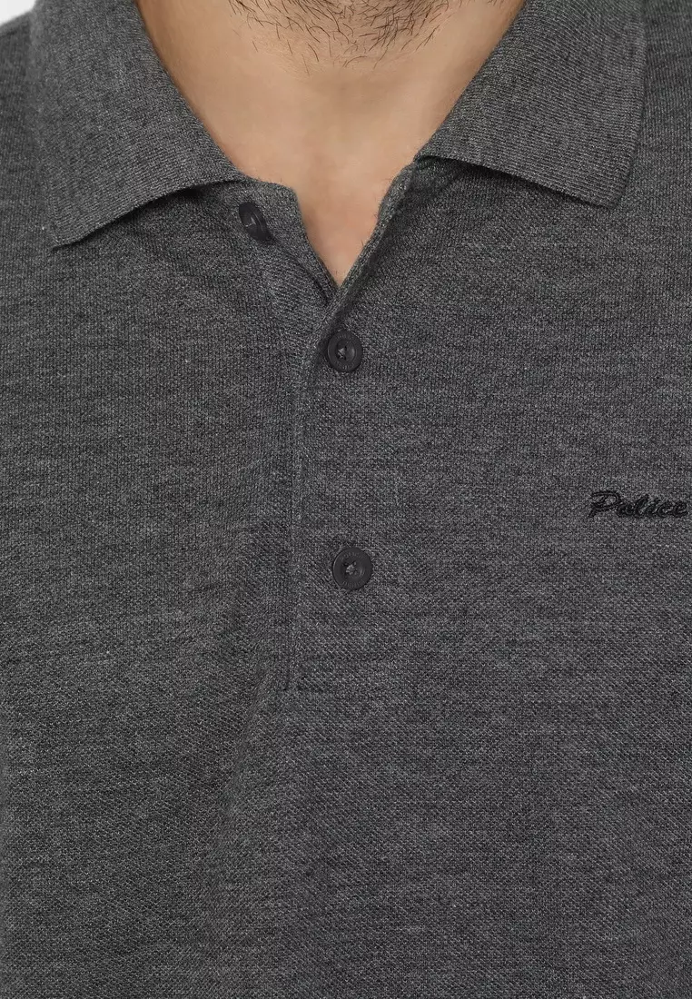 POLICE Polo Shirt Krah Polos Pria 207200201