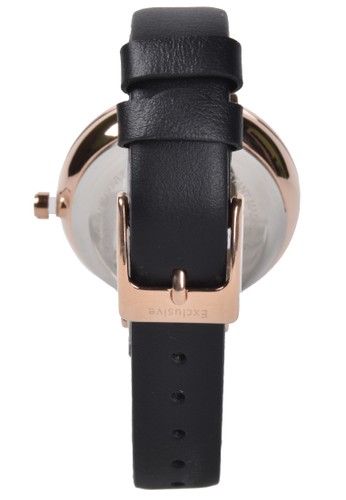 Jual Daniel Klein Daniel Klein Jam Tangan Wanita Rosegold Black Leather Strap Dk11896 3 Original Zalora Indonesia