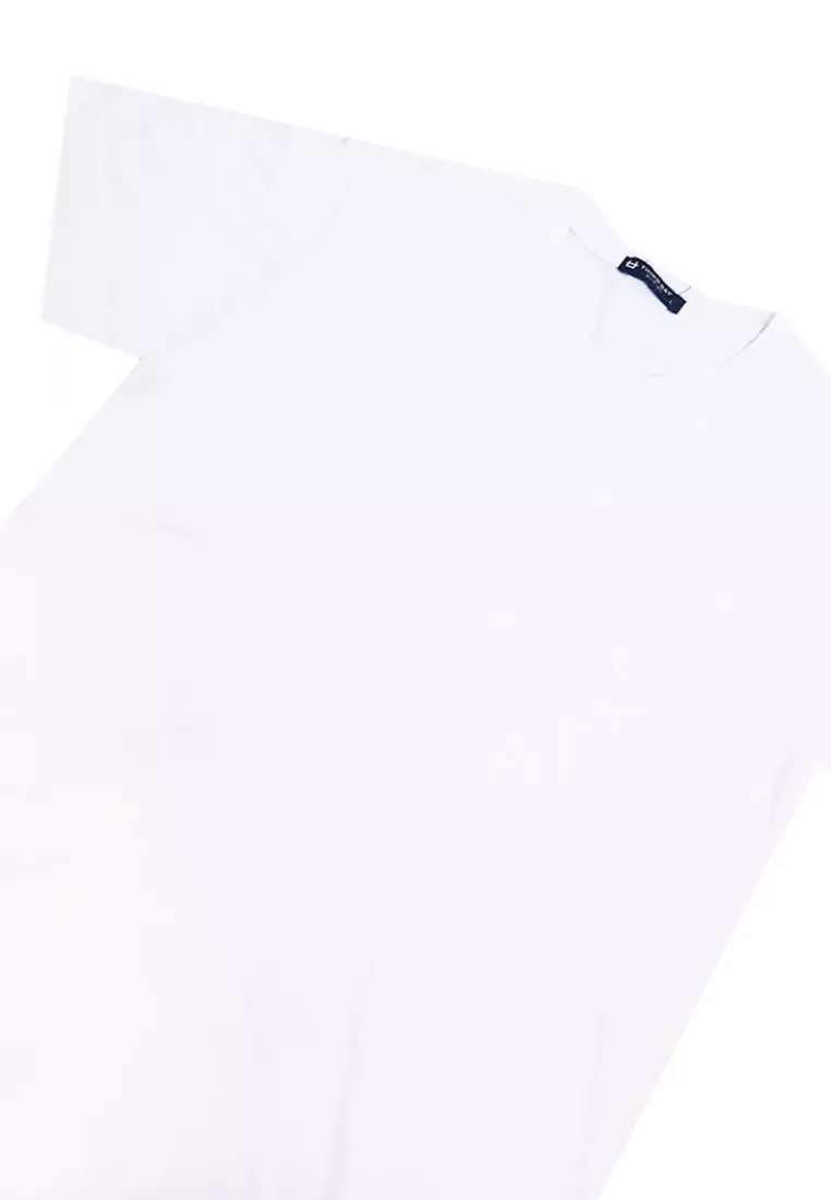 MTI74 kaos T-shirt Pria Instacool Polos Putih