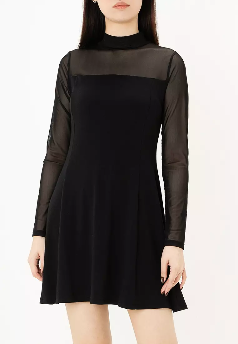 Buy GAP Mixed Mesh Mini Dress Online | ZALORA Malaysia