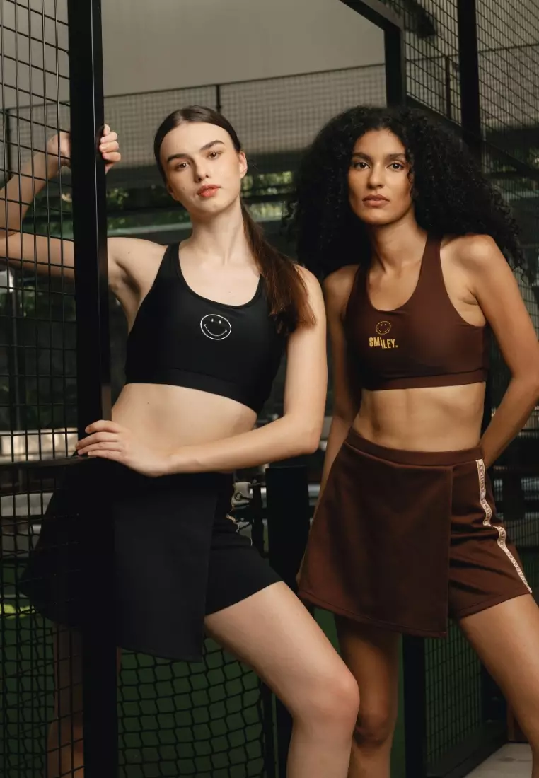 Court Sports Bra - Coffee