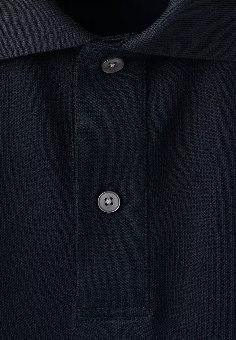 Regular-Fit Cotton Piqué Polo Shirt