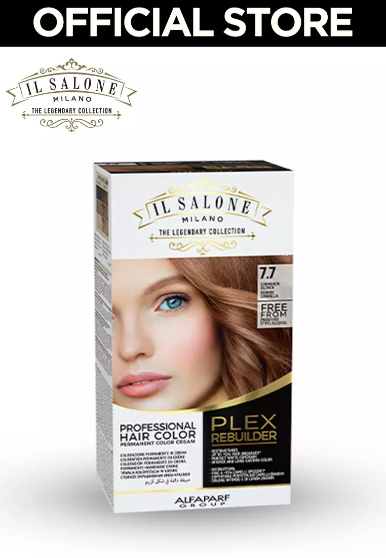 Il Salone Milano Plex Rebuilder 7.7 Cinnamon Blonde Hair Color for Unisex ISPF022474